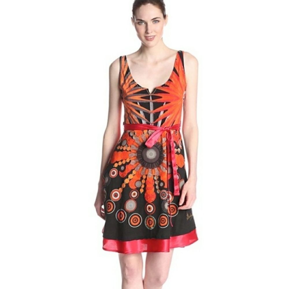DESIGUAL Made in India Embellished Tank Dress